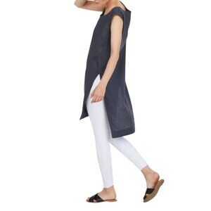 Bitte Kai Rand Asymmetric Linen Tunic Womens Size 36 Lagenlook Minimalist Top